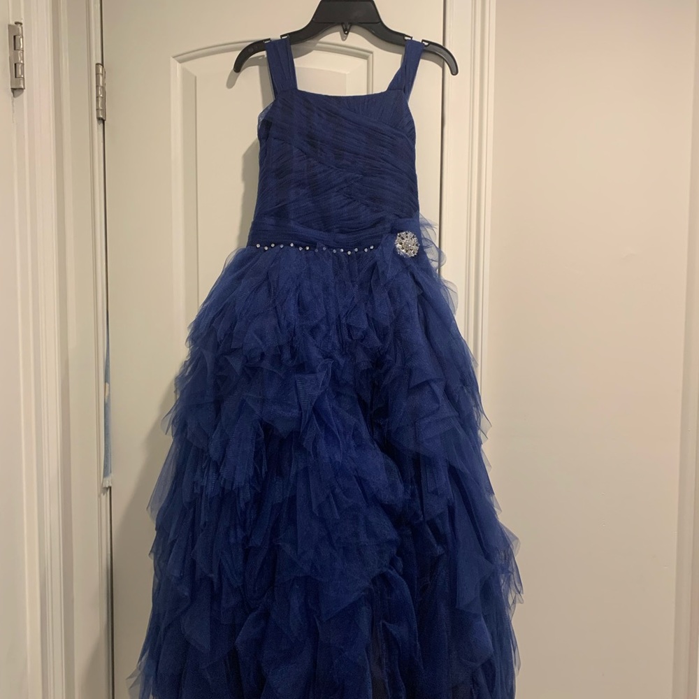 Girls Navy formal Dress